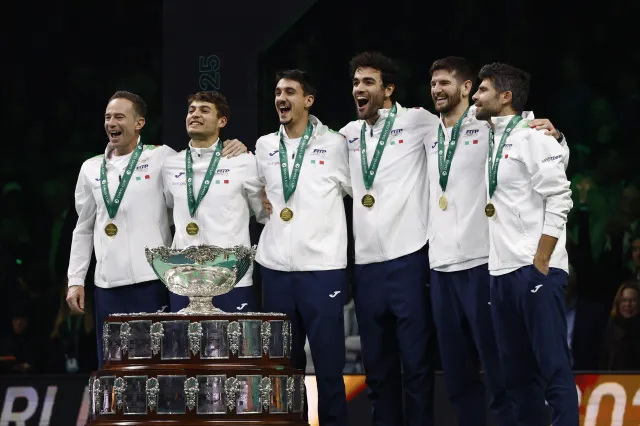 Cobolli hrdinou. Italové slaví potřetí v řadě triumf v Davis Cupu