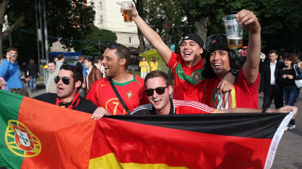 Němečtí fanoušci se připravují na Euro