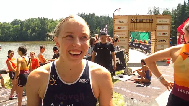 Ohlas Anety Grabmüller po vítězství v short tracku