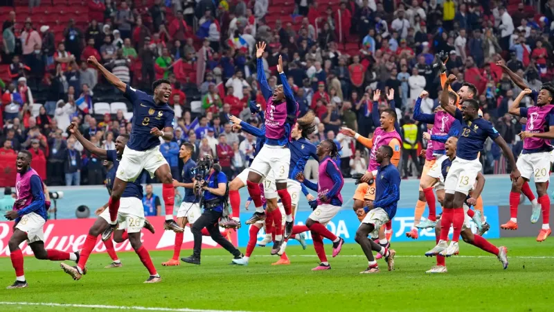 Radost Francouzů z postupu do finále MS