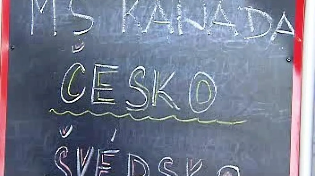 Zápas Česko - Švédsko