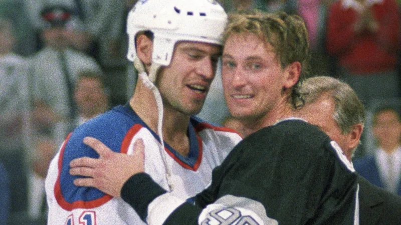 Mark Messier a Wayne Gretzky