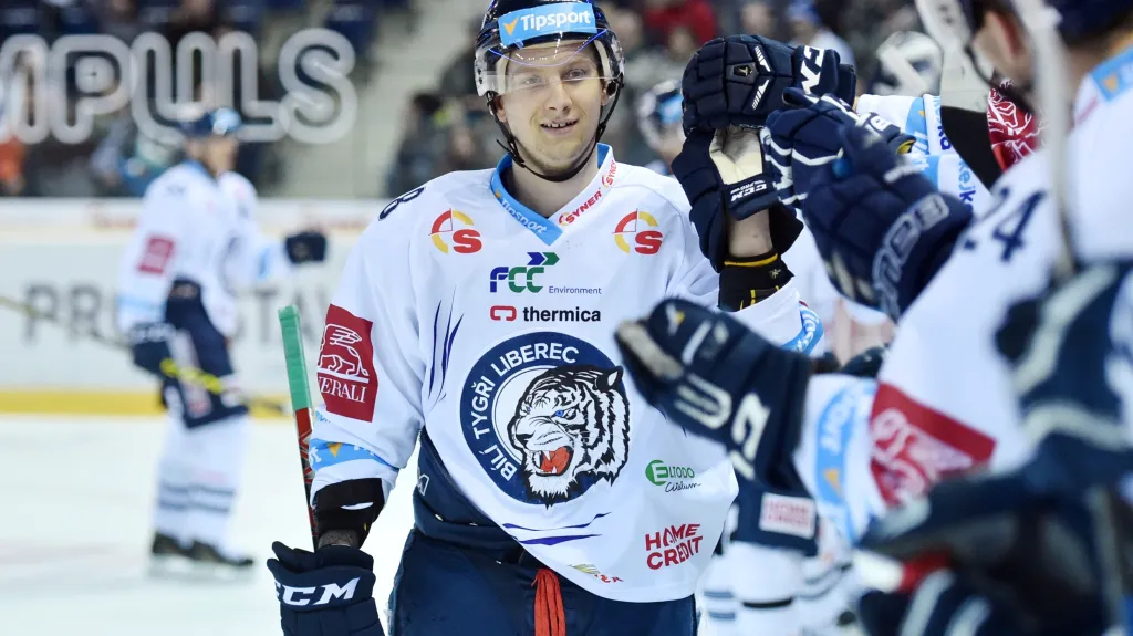 Michal Bulíř v dresu Liberce