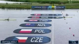 Finálová jízda Synka na SP ve veslování v Rotterdamu