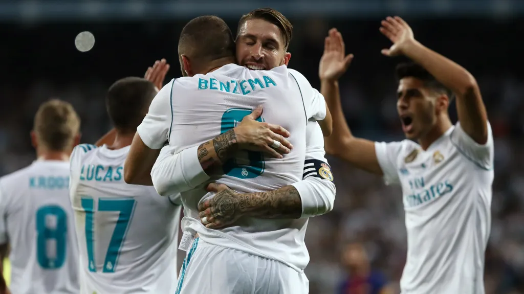 Slavící fotbalisté Realu