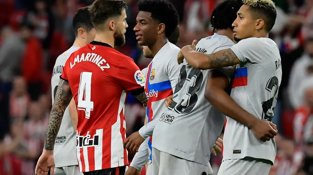 Radost fotbalistů Barcelony