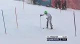 Vypadnutí Kryštofa Krýzla v 1. kole slalomu v Kitzbühelu
