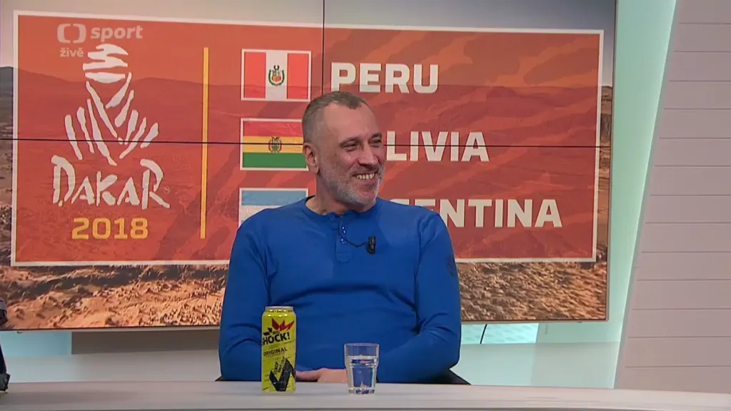 David Suchařípa ve studiu Dakarských ozvěn