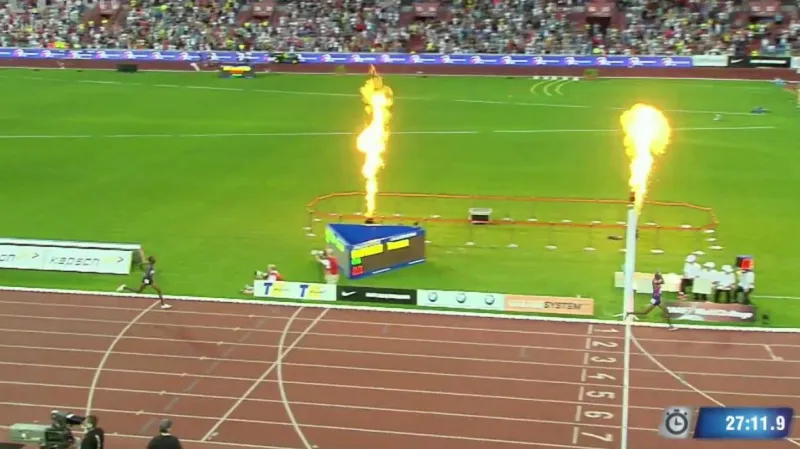 Vítězné loučení Mohameda Faraha se Zlatou tretrou