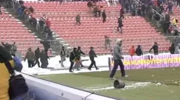 Fanoušci při zápase Brno-Ostrava