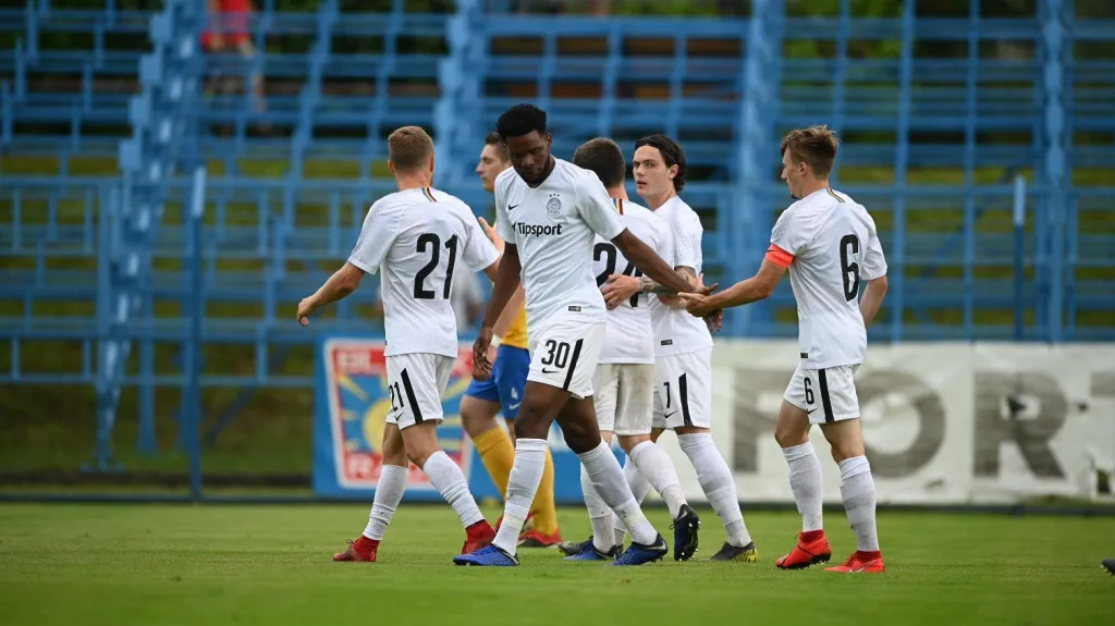 Radost fotbalistů Sparty