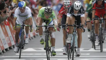 Finiš sedmé etapy Tour v Nancy