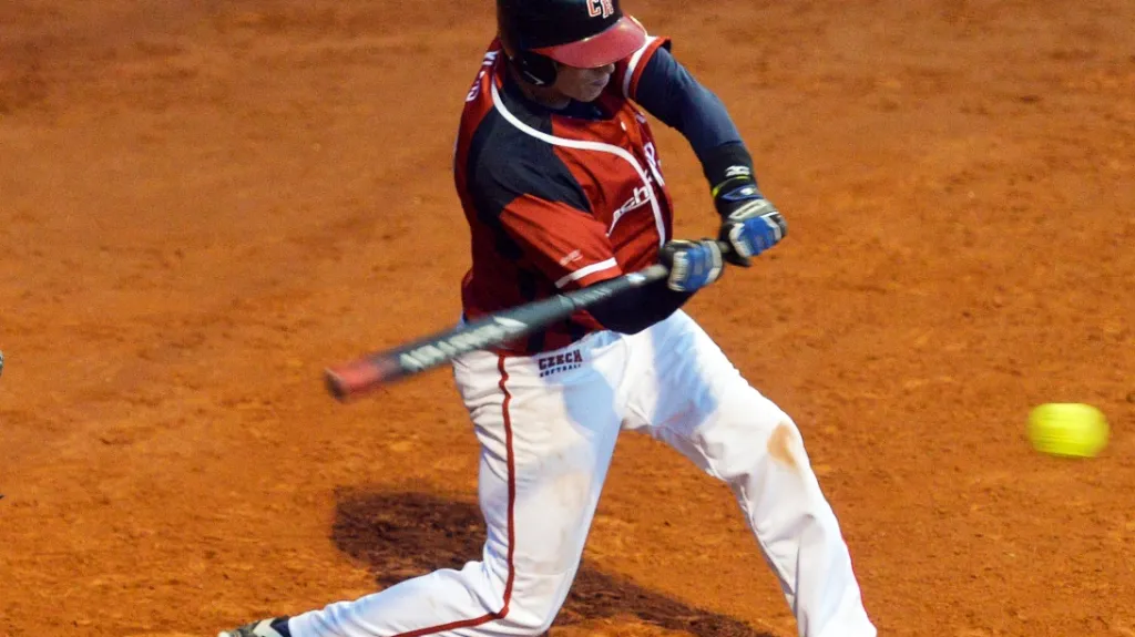 Český softbalový reprezentant Michal Kolůch