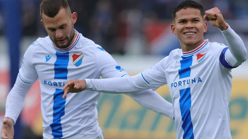 Ostravský Ewerton se raduje z branky