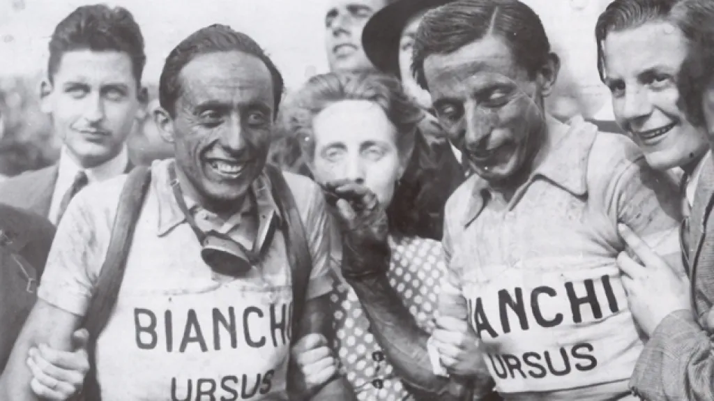 Serse (vlevo) a Fausto Coppi