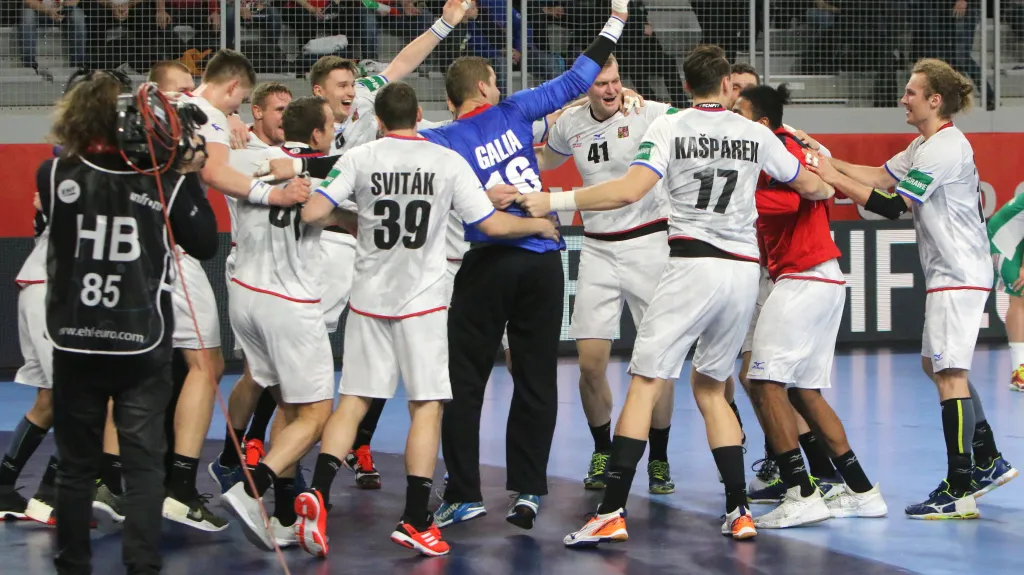 Slavící čeští házenkáři