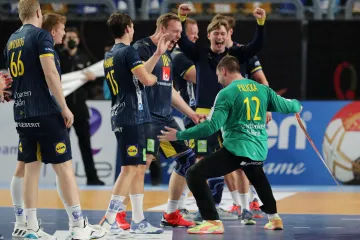 Radost švédských házenkářů po postupu do finále MS