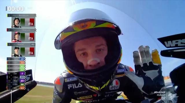 Salač byl v kvalifikaci na VC Nizozemska 13., v MotoGP se radoval Bezzecchi