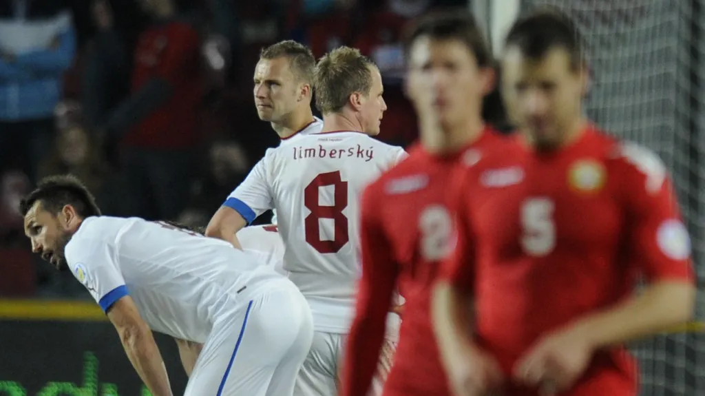 Zklamaní čeští fotbalisté