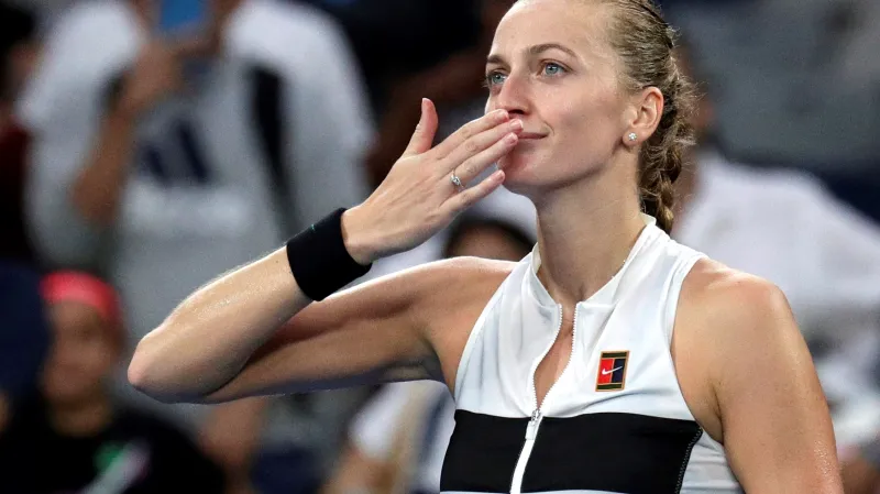 Petra Kvitová po vyhraném duelu na Australian Open