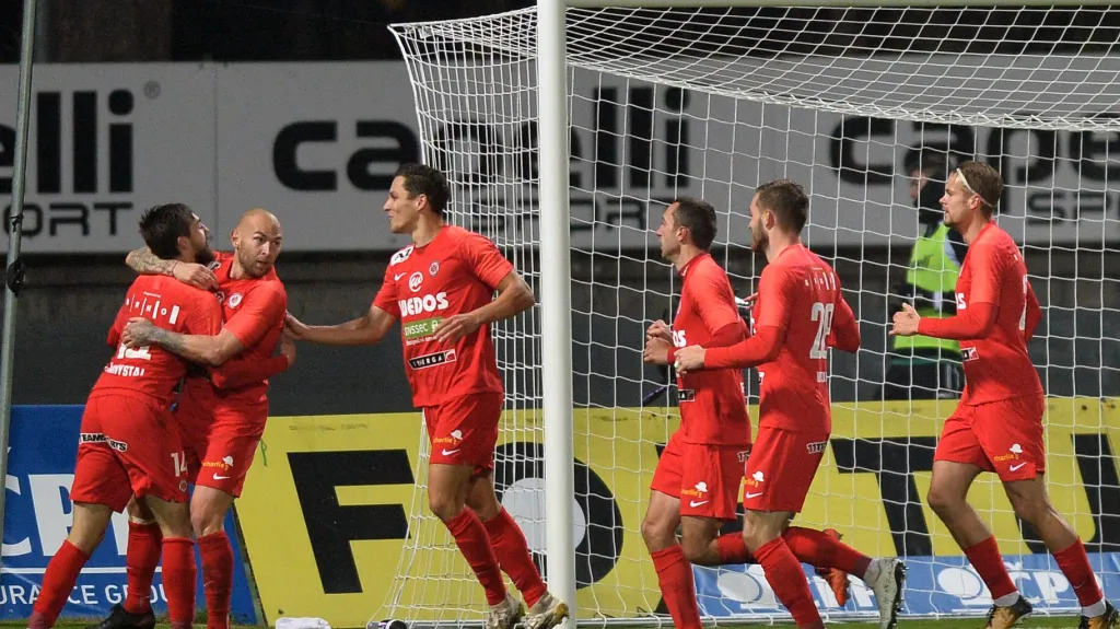 Radost fotbalistů Brna