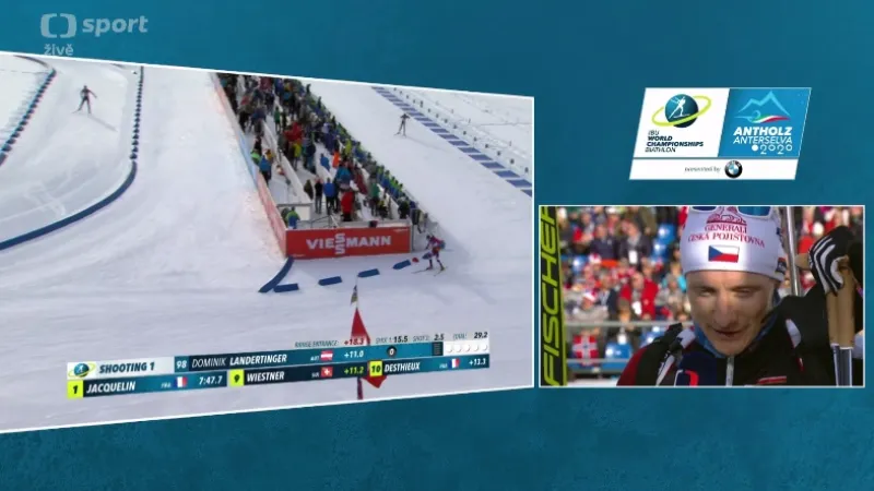 Ohlasy českých biatlonistů po sprintu