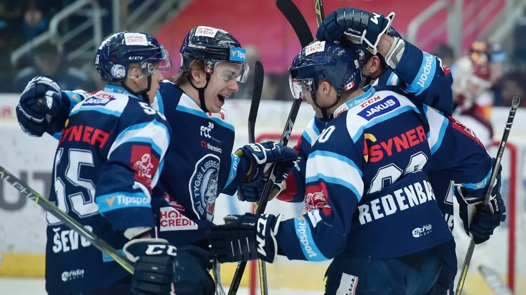 Radost hokejistů Liberce