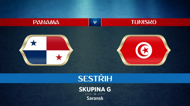 Sestřih utkání Panama - Tunisko