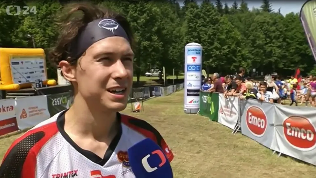 Mistrem republiky v orientačním běhu se stal Miloš Nykodým