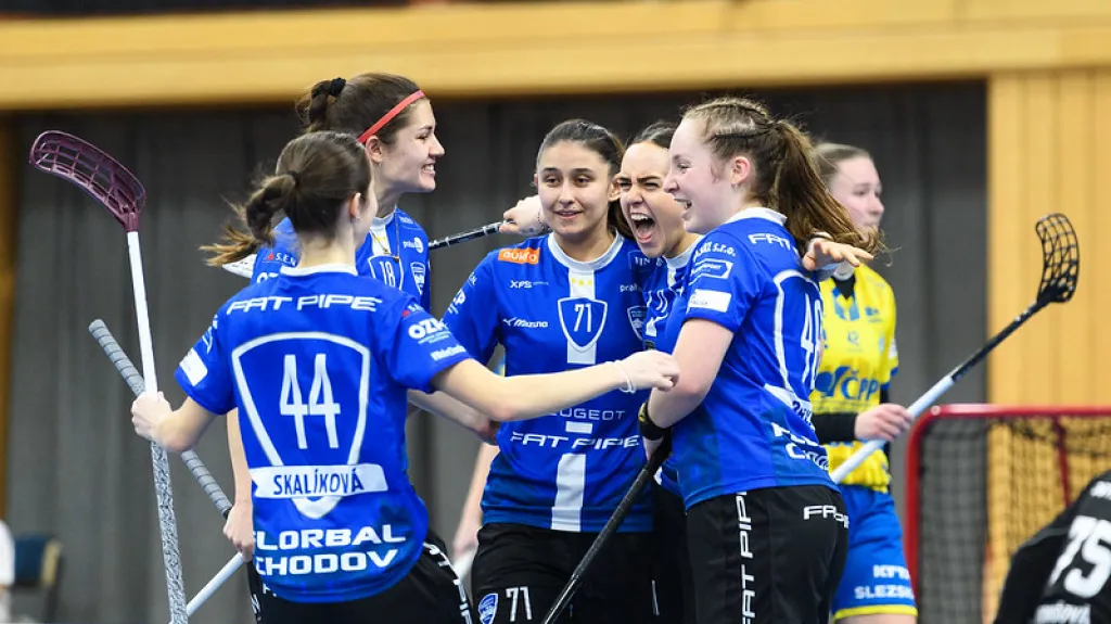 Florbalistky Chodova slaví ve finále domácího poháru proti FBC Ostrava