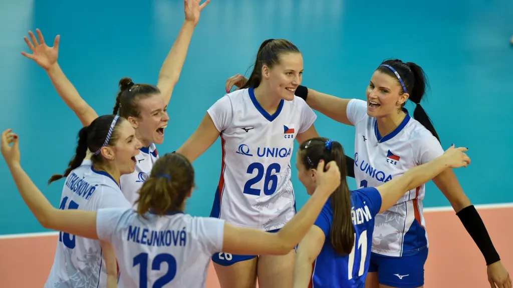 Radost českých volejbalistek