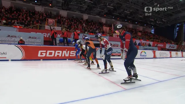 Finále B na 1500 metrů s Petrou Vaňkovou na World Tour v Gdaňsku