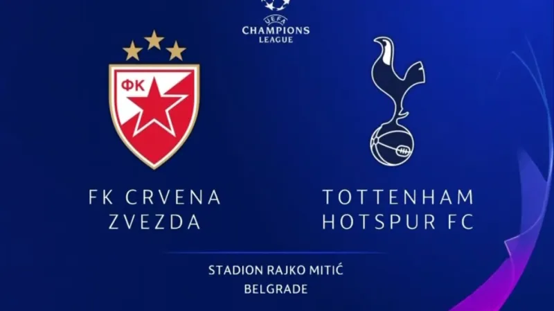 Sestřih utkání Crvena Zvezda - Tottenham