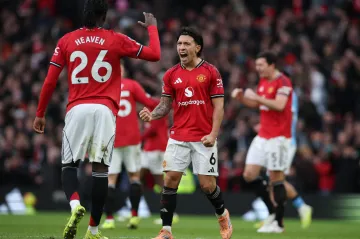 Slavící hráči Manchesteru United