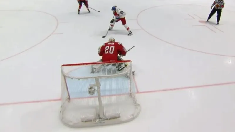 Gól v utkání Česko – Švýcarsko: Frolík – 3:1 (27. min.)