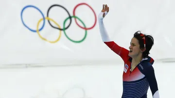 Unavená, ale šťastná Martina Sáblíková