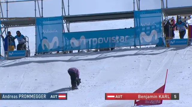 Mužské finále v obřím slalomu snowboardistů