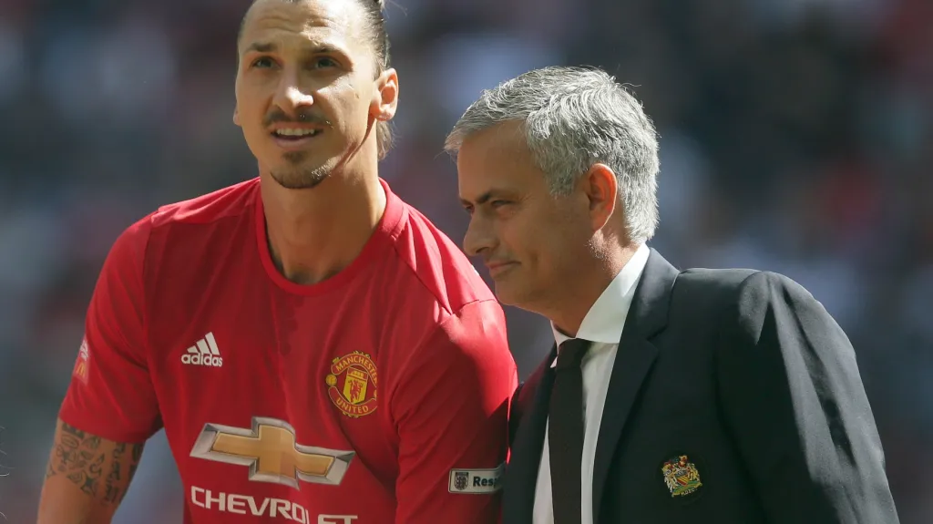 Zlatan Ibrahimovic a José Mourinho