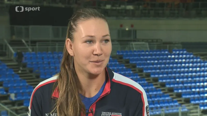 Česky mluvím každý den, říká opora USA Nicole Melicharová