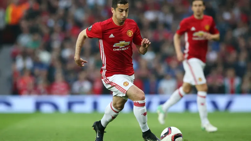 Henrik Mchitarjan v utkání semifinále EL proti Celtě Vigo