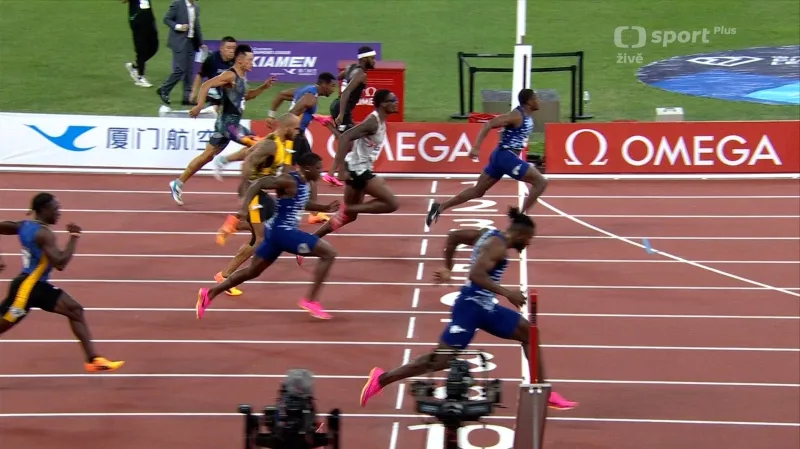 Stovku v čínském Sia-men vyhrál Coleman s časem 9,83 sekundy