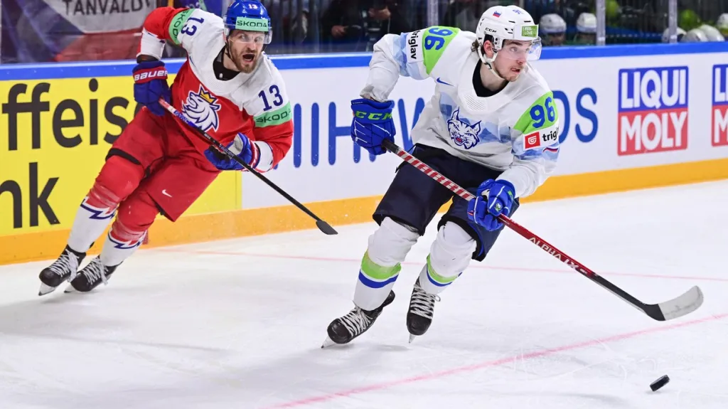 Jiří Smejkal v utkání se Slovinskem