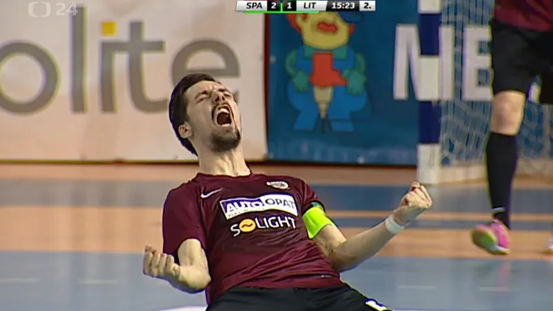 Futsalisté Sparty zdolali doma Litoměřice a vynutili si pátý zápas čtvrtfinále