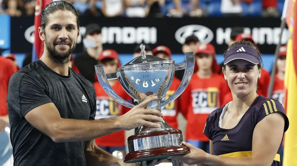 Fernando Verdasco a Anabel Medinaová