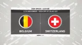Sestřih utkání Belgie - Švýcarsko