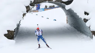 Michal Krčmář v Hochfilzenu