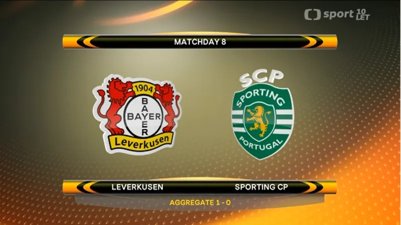Sestřih utkání Leverkusen - Sporting