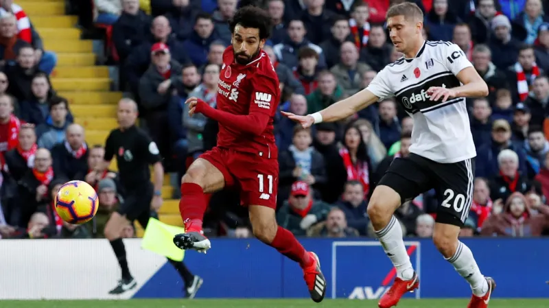 Salah předčil v souboji Le Marchanda z Fulhamu