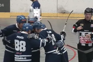Sestřih 2. finále hokejbalistů Vlašim - Kladno