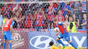 Gól Františka Rajtorala do sítě Jihlavy